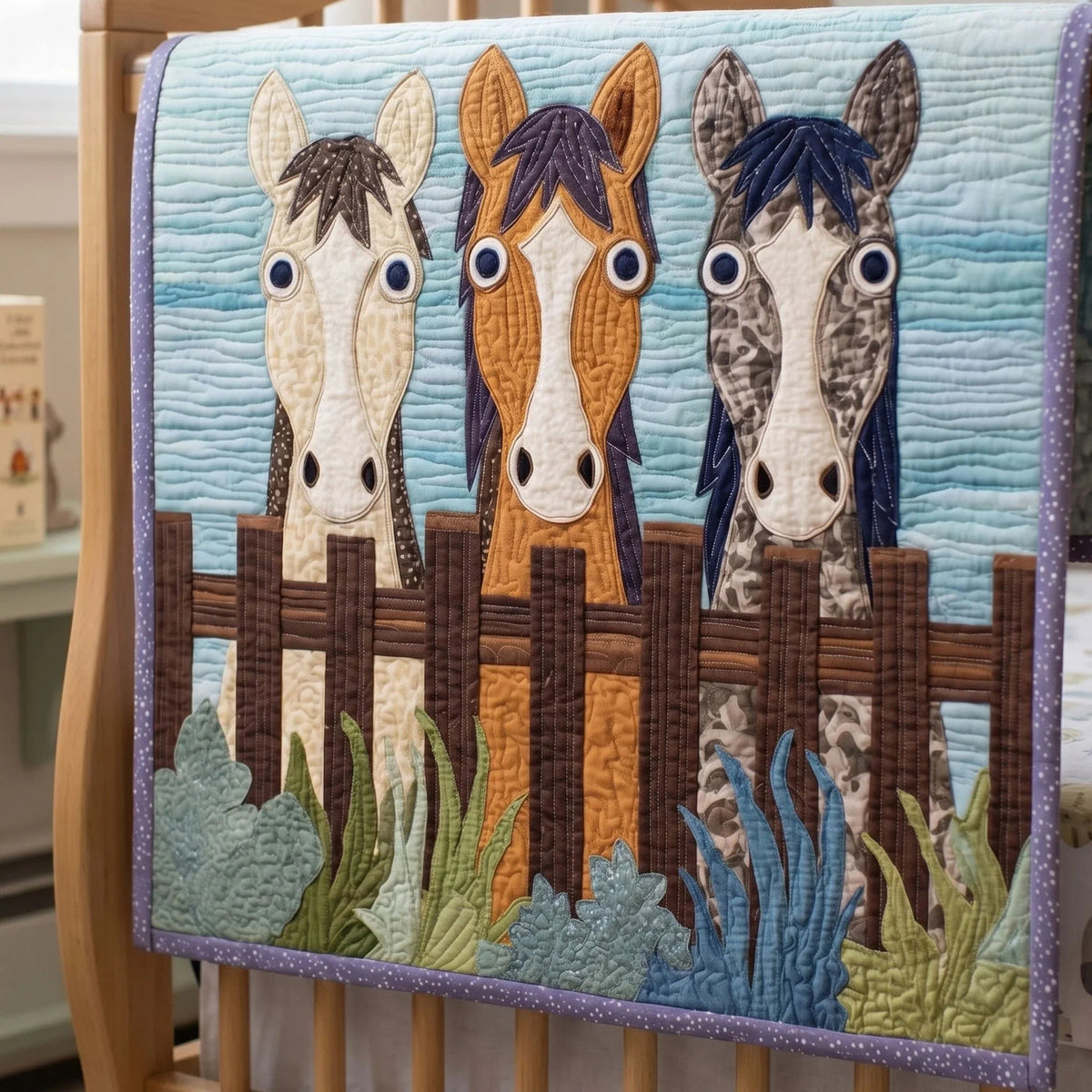 Wild Whinny Quilt Blanket - Quilted Blanket by Wild and Way