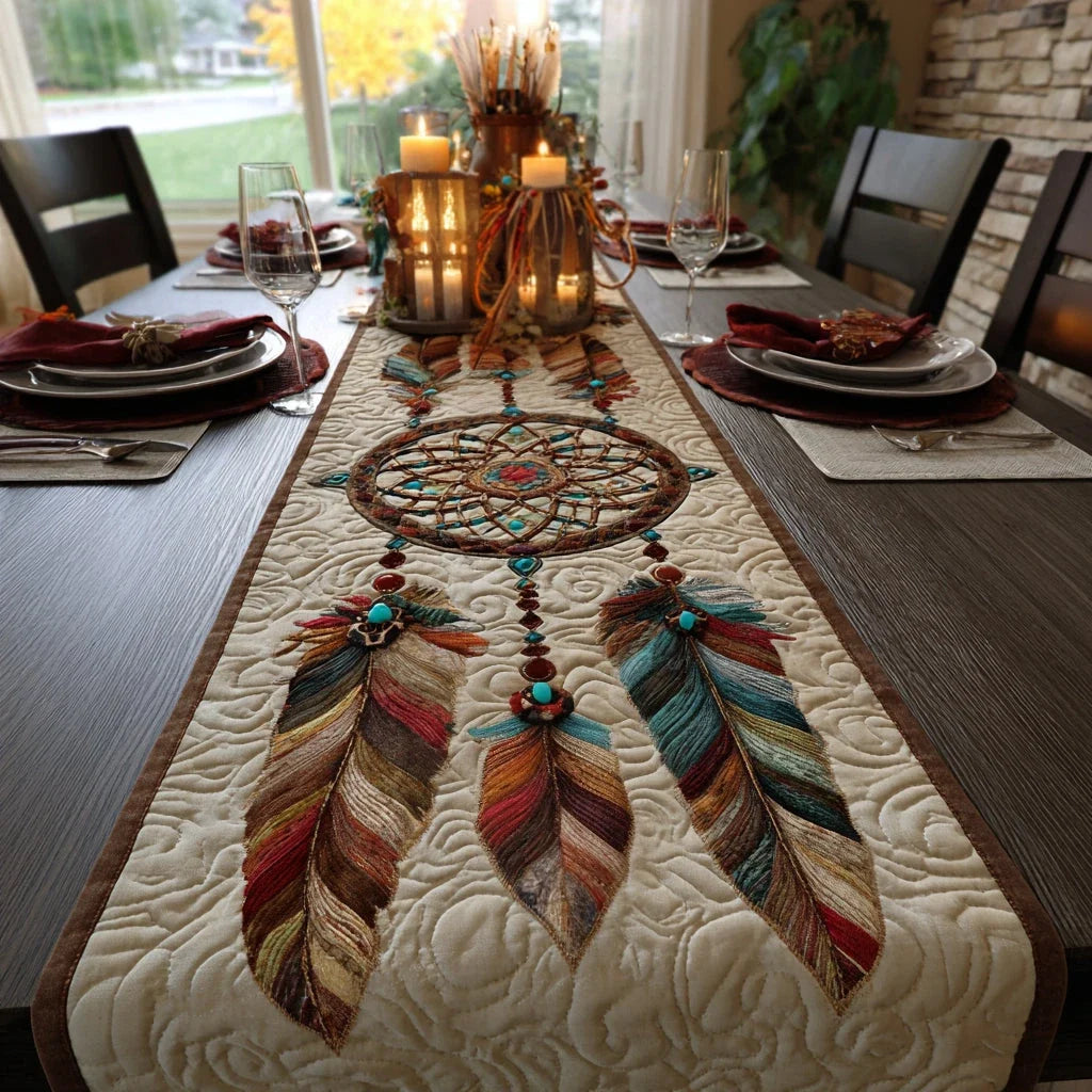 Wild Wind Quilted Table Runner