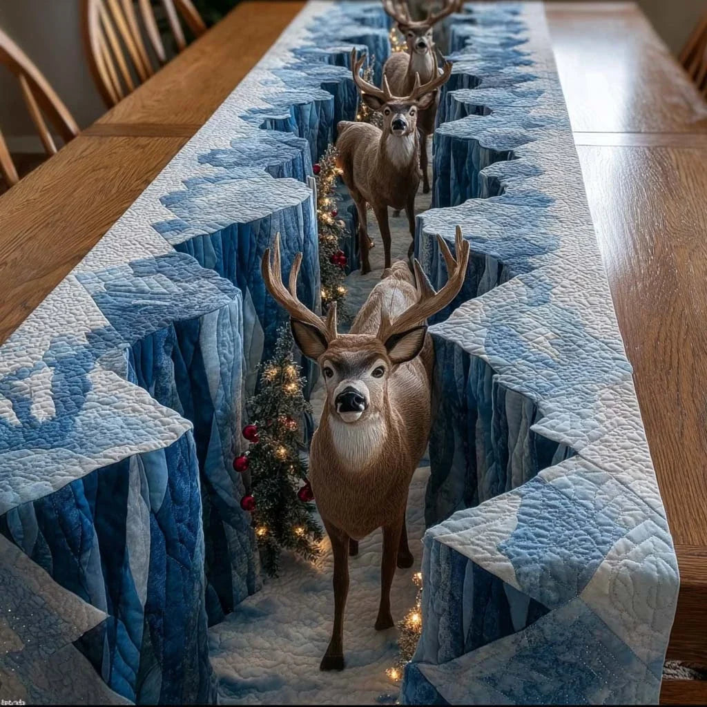 Wilderness Crown Quilted Table Runner