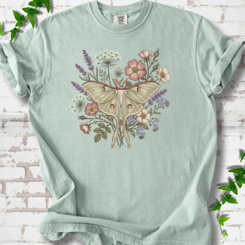 Wildflower Luna Moth T-Shirt
