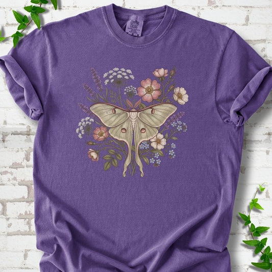 Wildflower Luna Moth T-Shirt