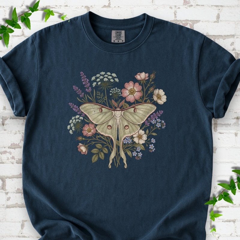 Wildflower Luna Moth T-Shirt