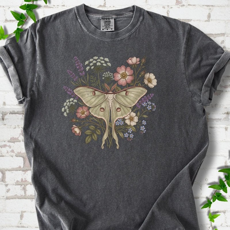 Wildflower Luna Moth T-Shirt