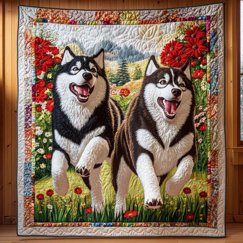 Wildflower Run Quilt Blanket