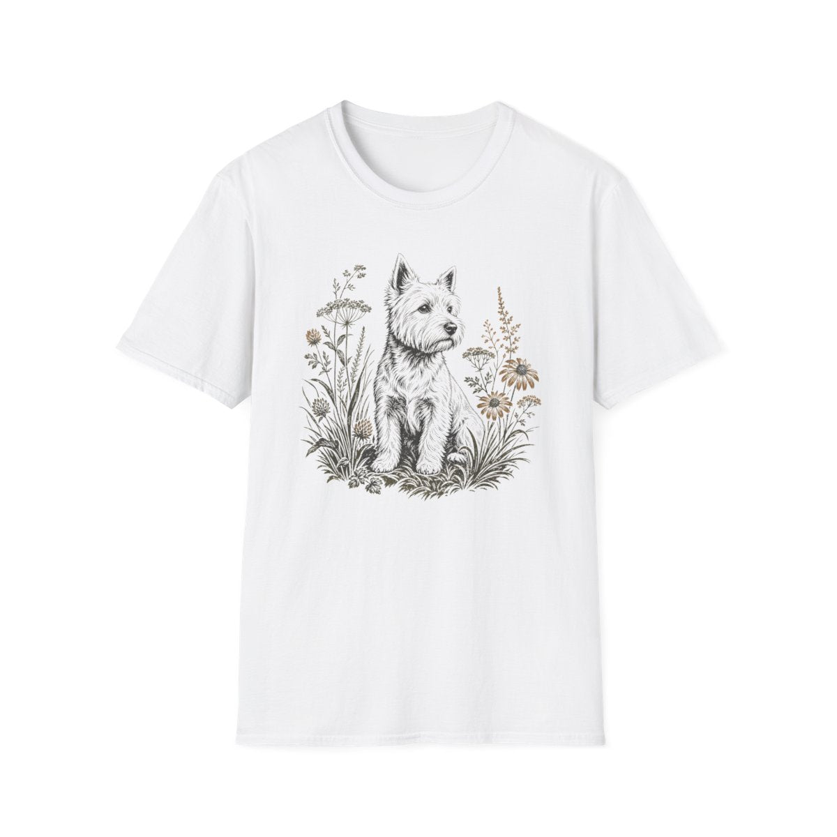 Wildflower Westie Tee