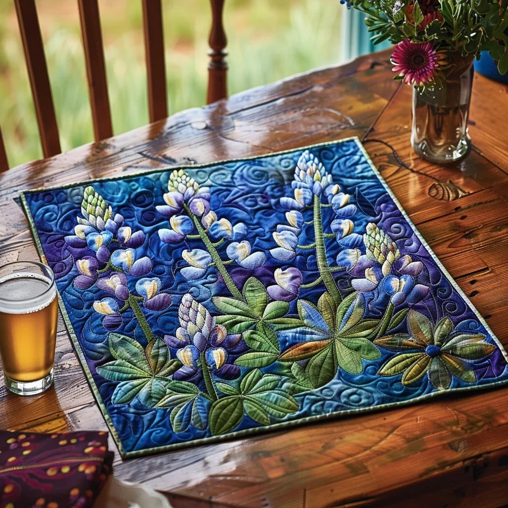 Wildflower Whispers Quilted Table Topper