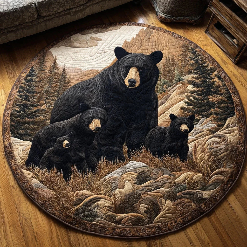 Wildwood Watch Quilted Round Mat