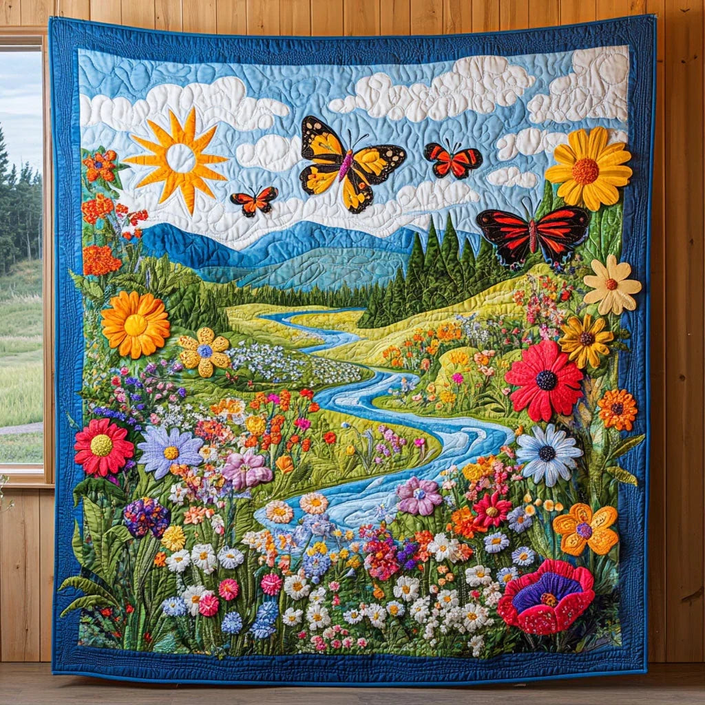 Winding River Quilt Blanket