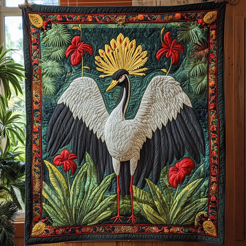 Wing Of Crown Quilt Blanket