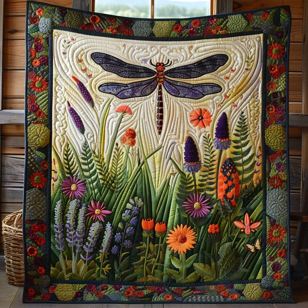 Wing Of Garden Quilt Blanket
