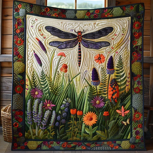 Wing Of Garden Quilt Blanket