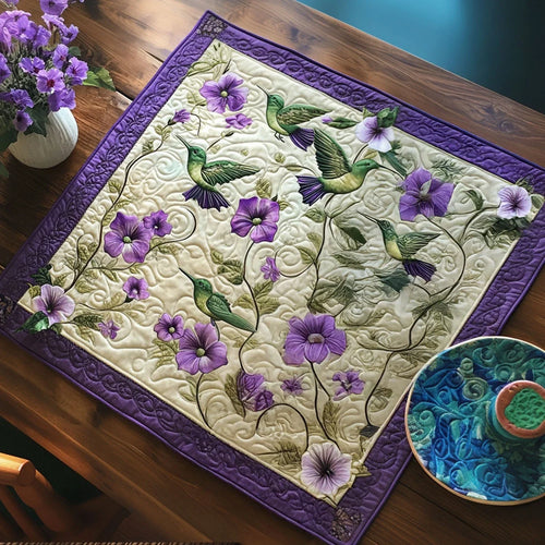 Winged Wonder Quilted Table Topper
