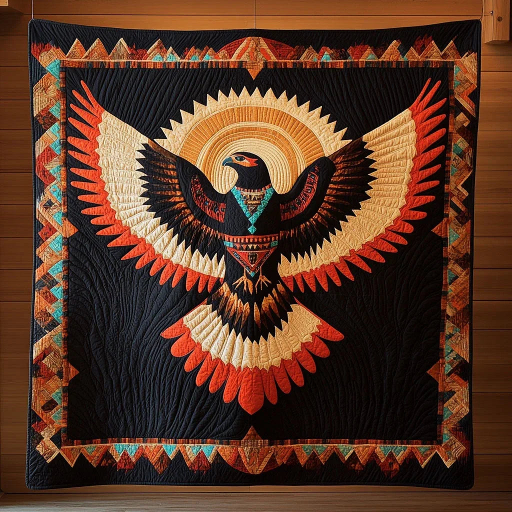 Wings Of Ancients Quilt Blanket
