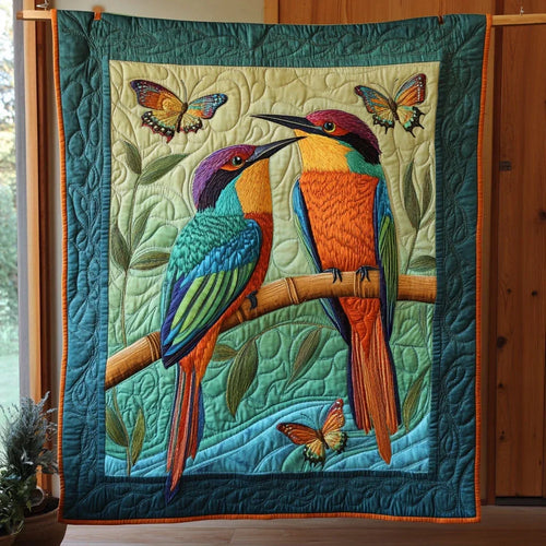 Wings Of Dawn Quilt Blanket