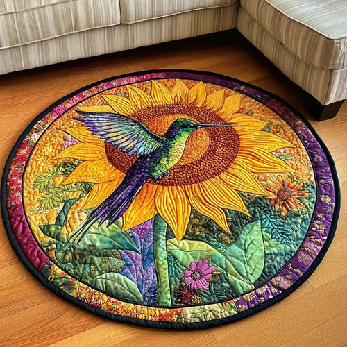 Wings of Nectar Quilted Round Mat