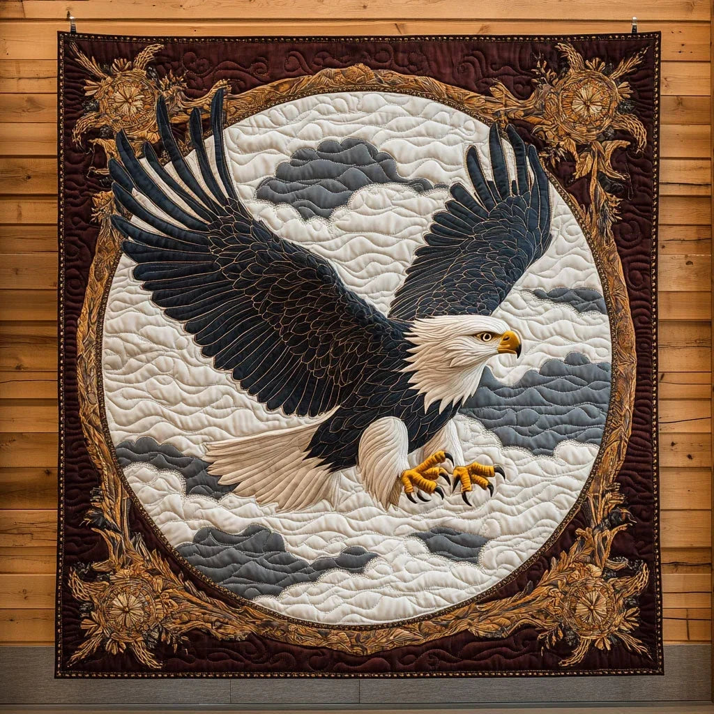 Wings Of Valor Quilt Blanket
