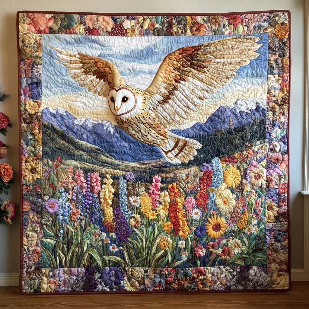 Wings Of Wildflower Quilt Blanket