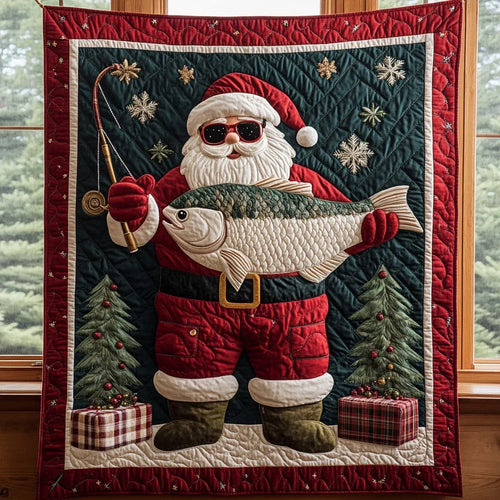 Winter Fisher Quilt Blanket