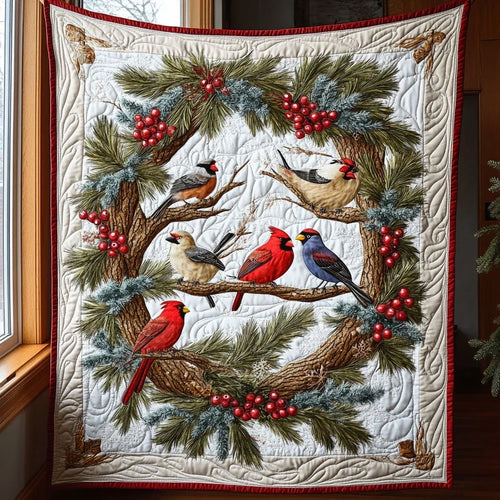 Winter Garland Quilt Blanket