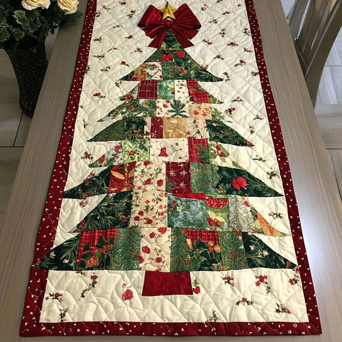 Winter Glow Quilted Table Runner