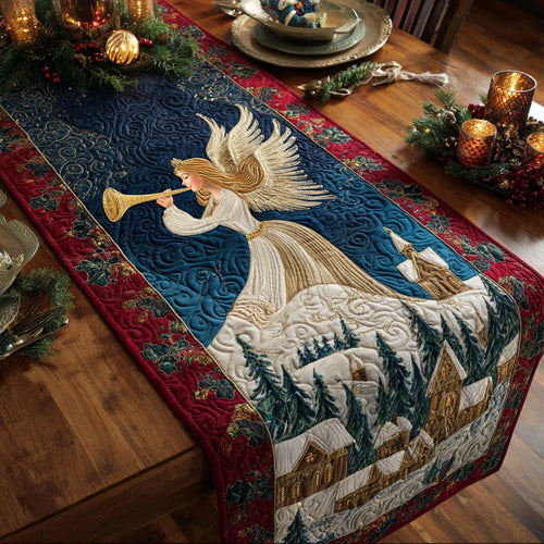 Winter Herald Quilted Table Runner