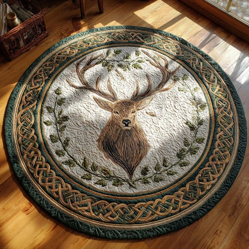 Winter Majesty Quilted Round Mat