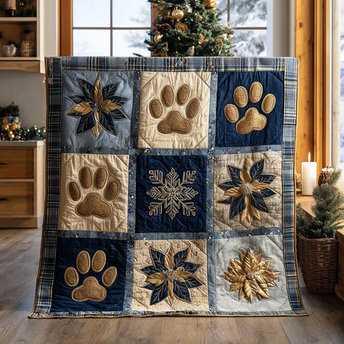 Winter Paws Quilt Blanket