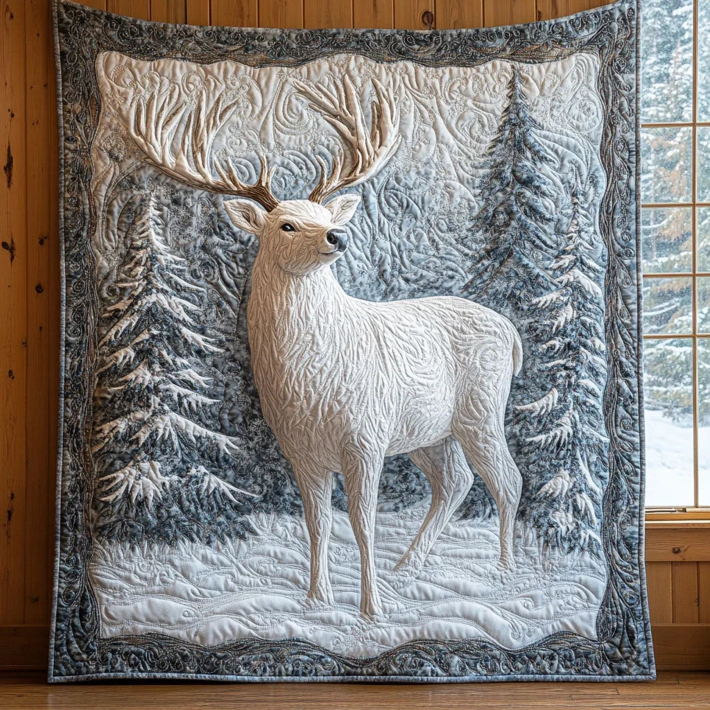Winter Sentinel Quilt Blanket