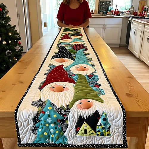 Winter Whisper Quilted Table Runner