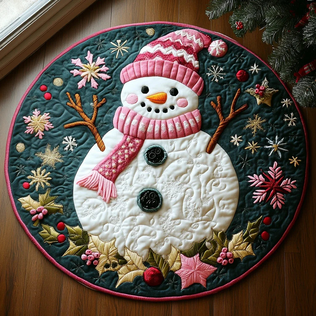 Winter Wonderland Quilted Round Mat