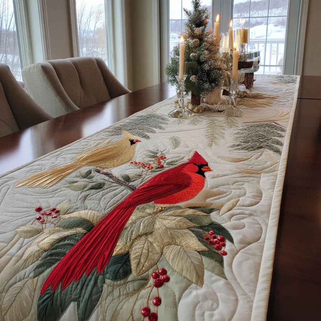 Winterwood Chorus Quilted Table Runner