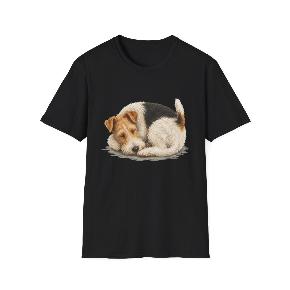 Wire Fox Terrier Rest At Last Tee