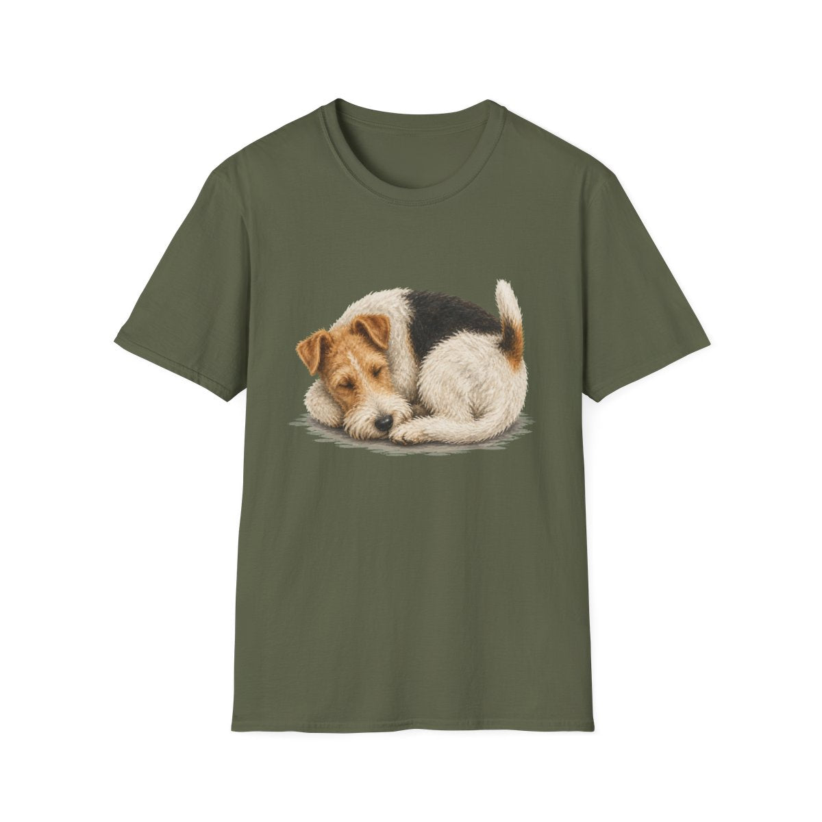 Wire Fox Terrier Rest At Last Tee