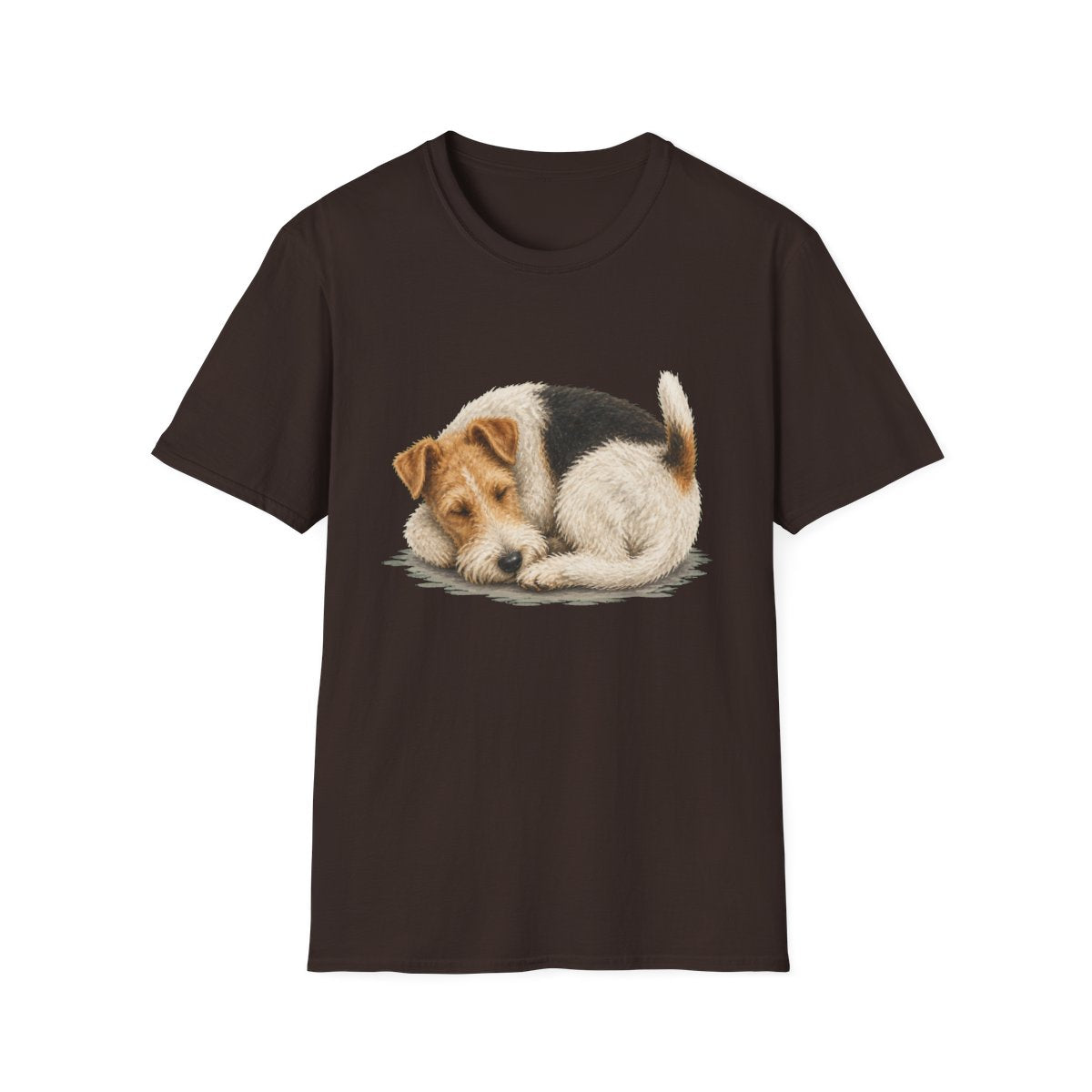 Wire Fox Terrier Rest At Last Tee