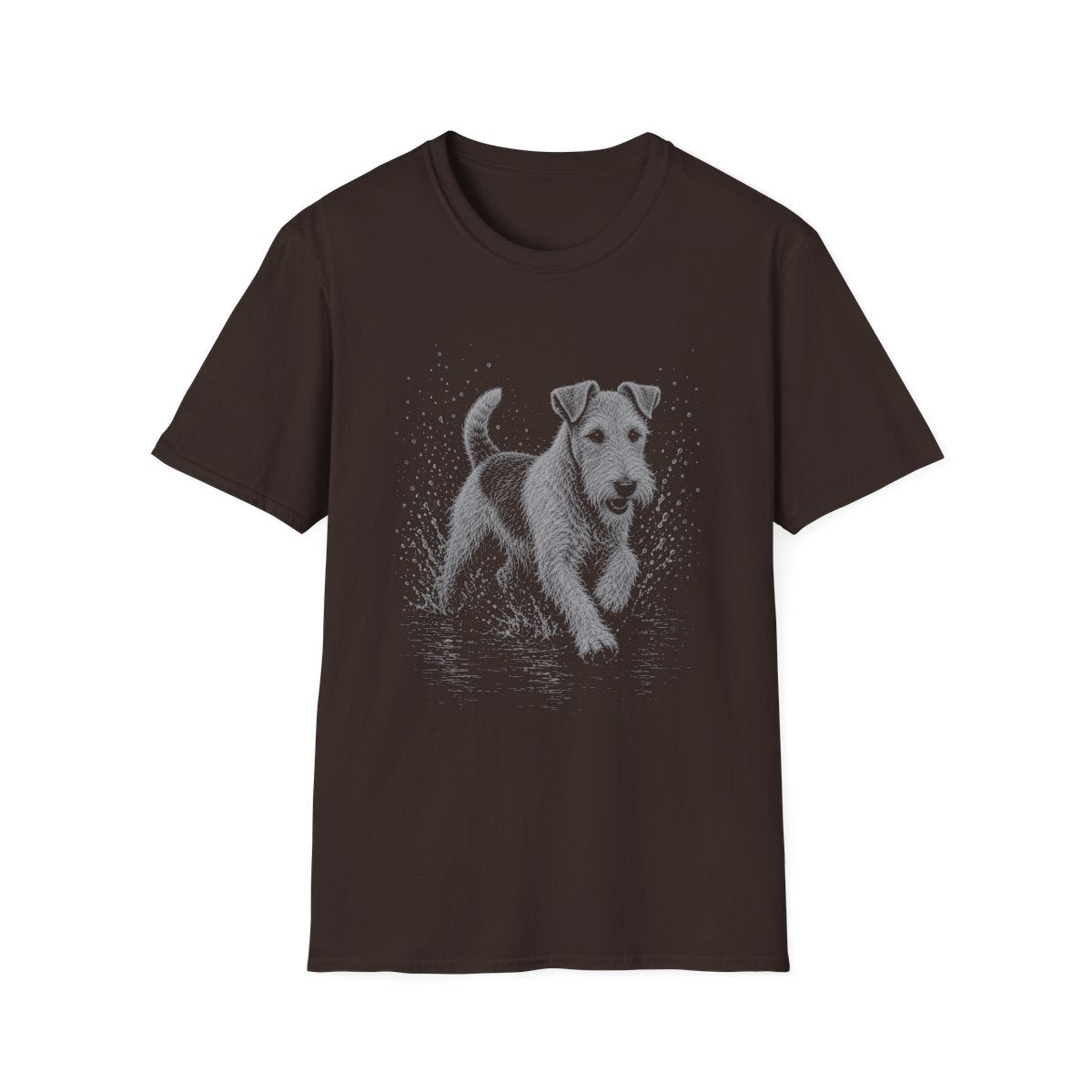 Wire Fox Terrier Water Run Tee