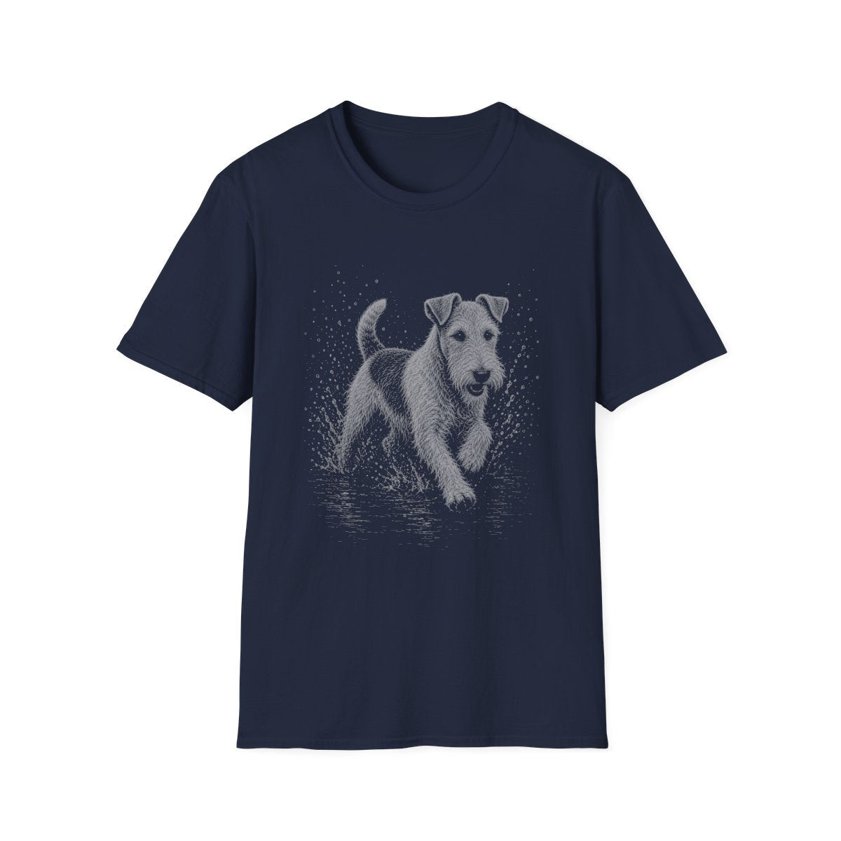 Wire Fox Terrier Water Run Tee