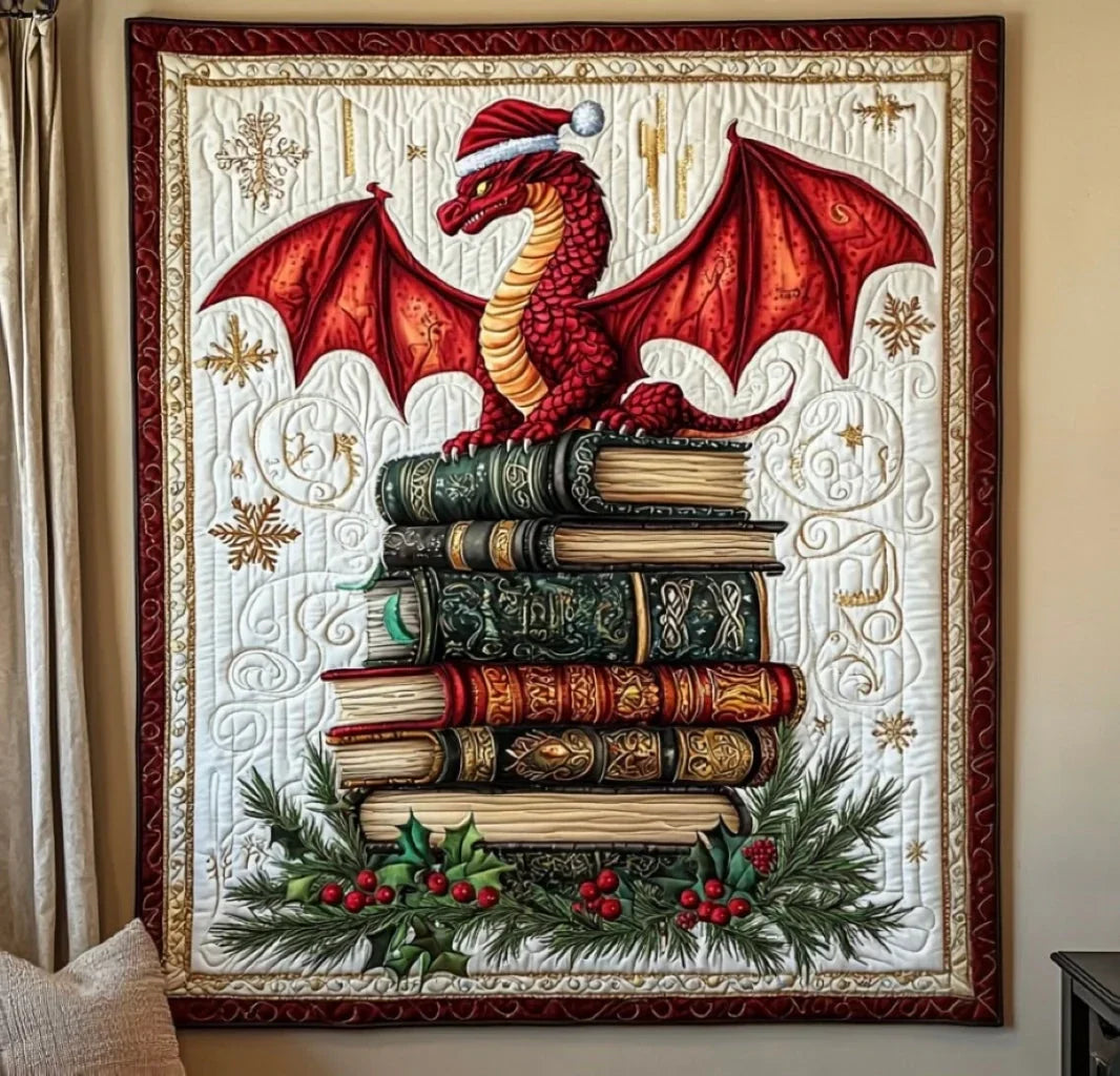 Wise Dragon Quilt Blanket