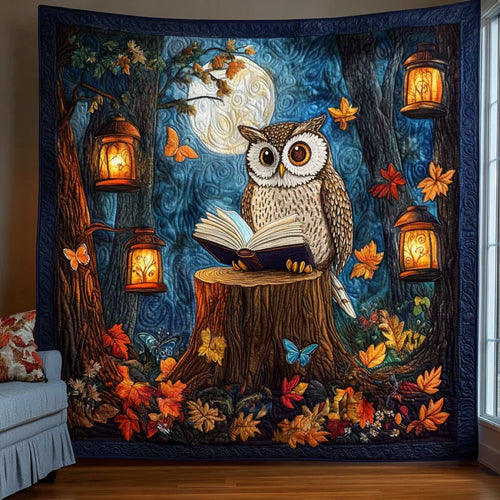 Wise Owl Quilt Blanket