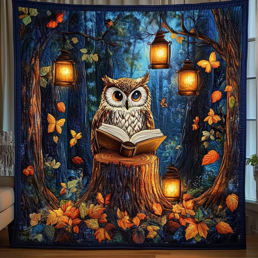Wise Owl Quilt Blanket