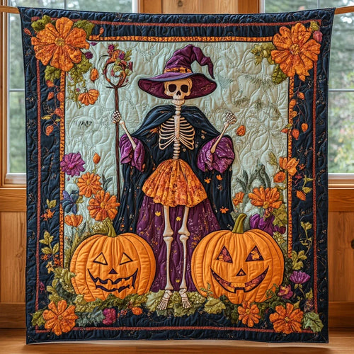 Witch Bloom Quilt Blanket