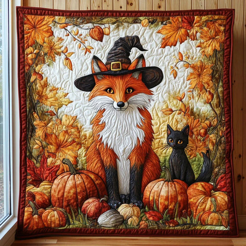 Witch Fox Quilt Blanket