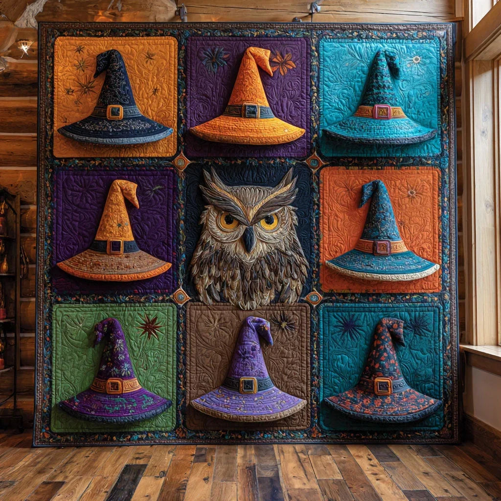 Witchy Charm Quilt Blanket