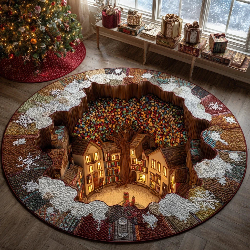 Wonderful Chamber Quilted Round Mat