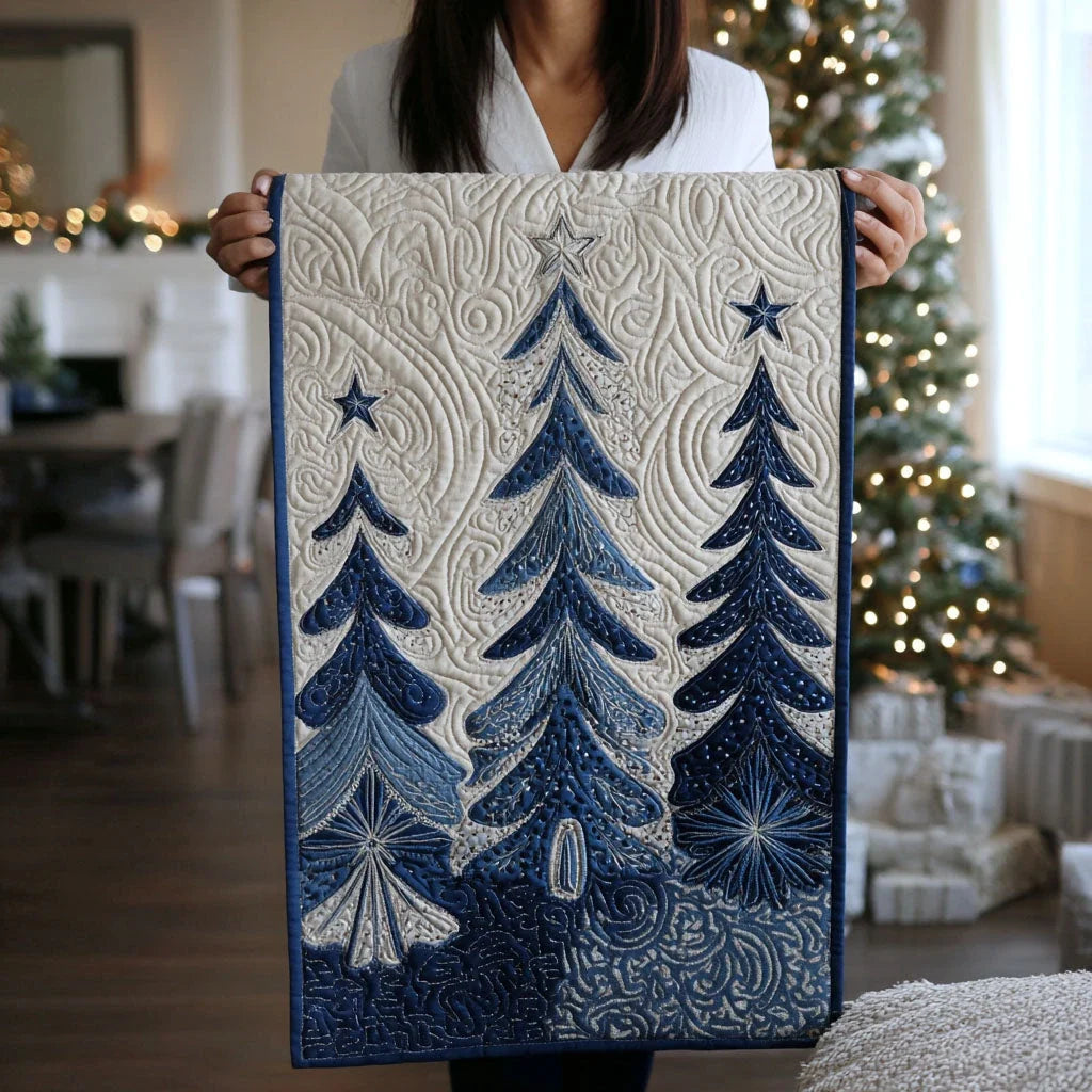Woodland Fir Quilted Table Runner