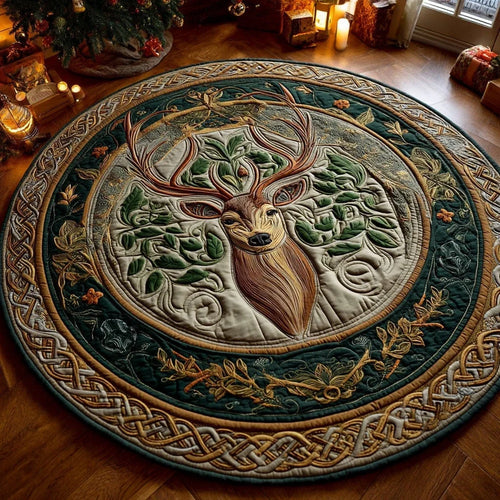 Woodland Spirit Quilted Round Mat
