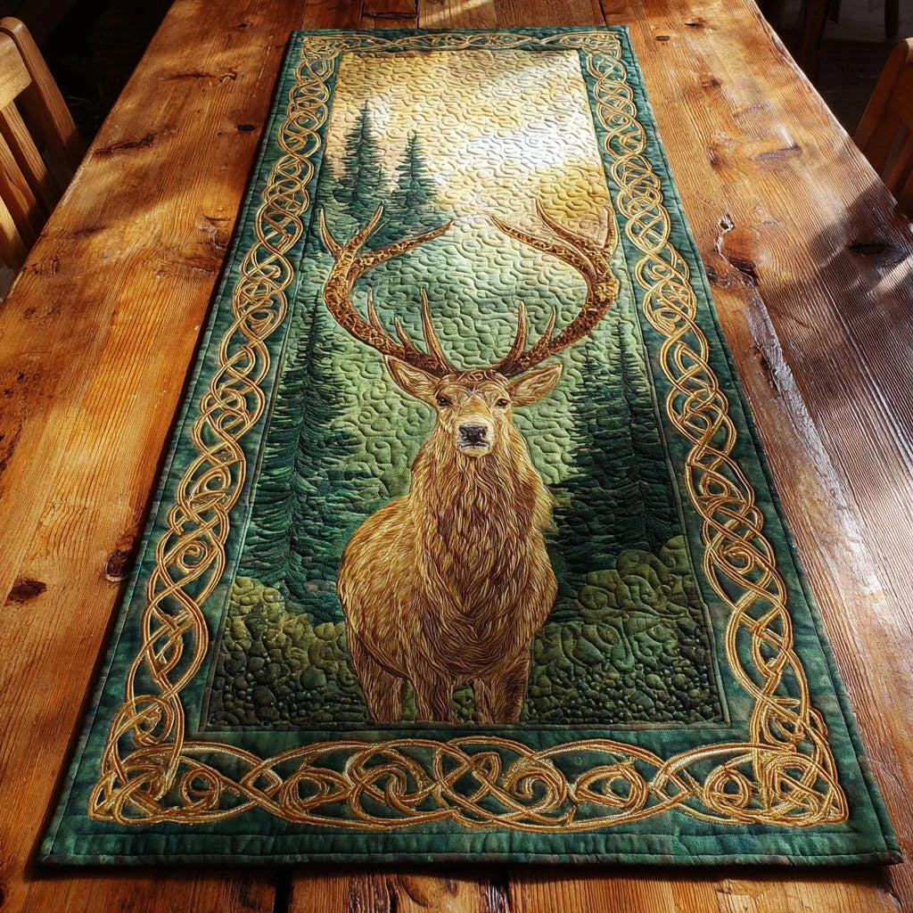 Woodland Spirit Quilted Table Runner