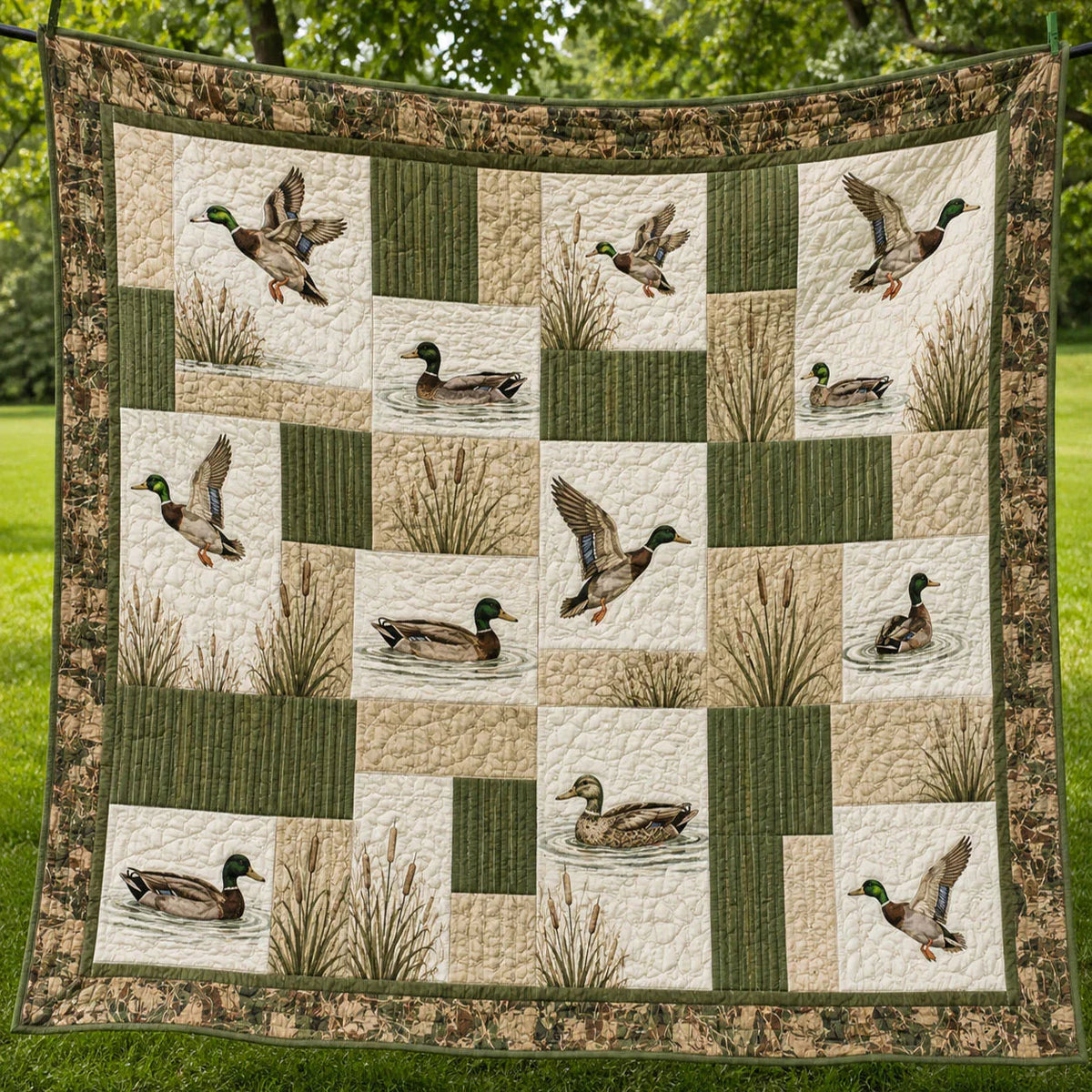 Woodland Wings Quilt Blanket - Quilted Blanket by Wild and Way