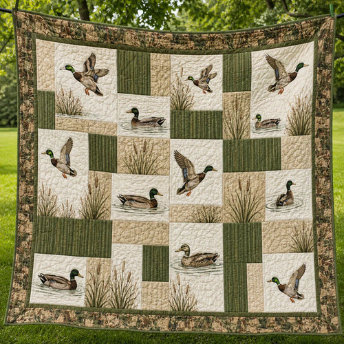 Woodland Wings Quilt Blanket - Quilted Blanket by Wild and Way