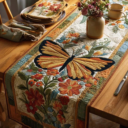 Woodland Wings Quilted Table Runner