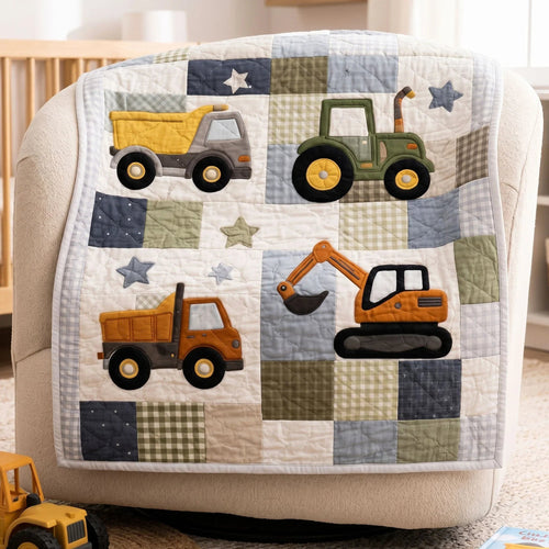 Work Site Quilt Blanket - Quilted Blanket by Wild and Way